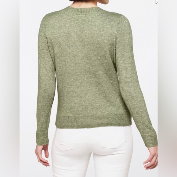 MARKET & SPRUCE Nailah Button Henley Green, Pullover, Size XL - Picture 2 of 8